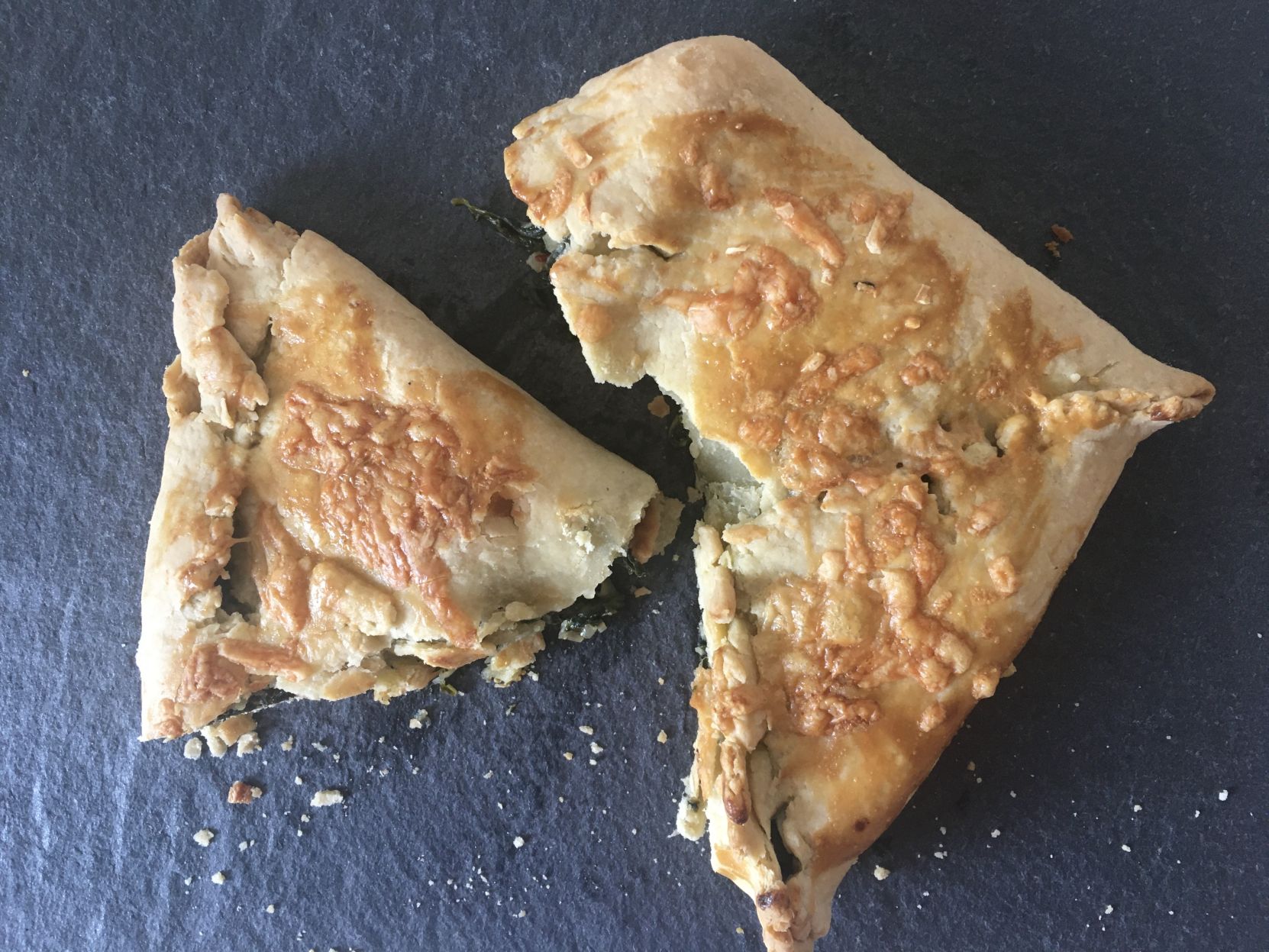 Galette spinach slice